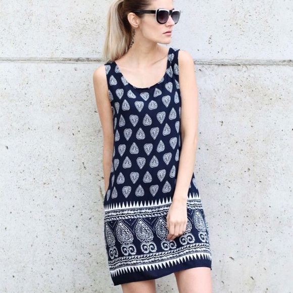 fairlygirly Dresses & Skirts - 💥 SALE Madrid Print Tank Top Slip Dress Midnight